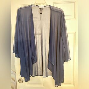 Navy blue sheer bolero brand new never used but tags were removed.